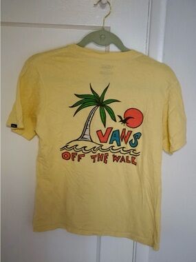 Vans Yellow Graphic Short Sleeve Tee